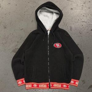 Womens NFL San Francisco 49ers Zip Up Hoodie SZ M
